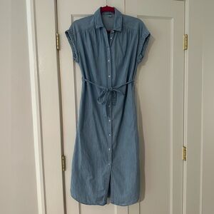 Chambray Shirt Dress